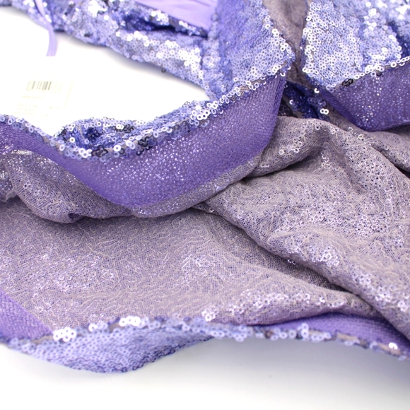 Formal Sequin Lavender Dress (L, NWT) - Picture 8 of 10